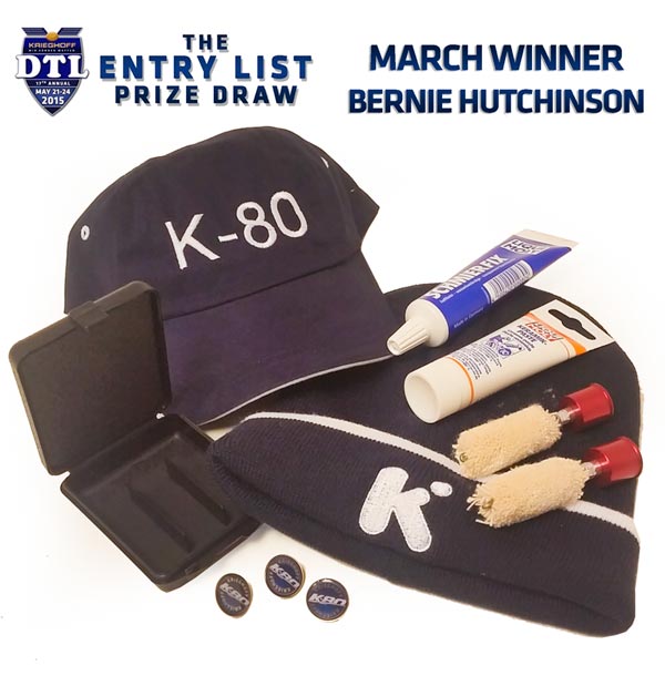 Krieghoff Entry List Prize Draw