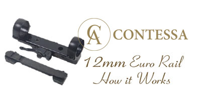 Contessa 12mm Euro Rail Quick Release Mounts